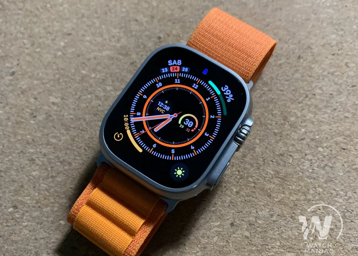 Il quadrante dell'Apple Watch Ultra