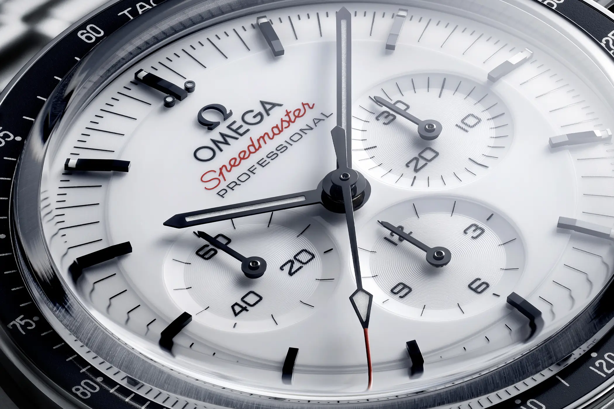 Omega Speedmaster Moonwatch bianco