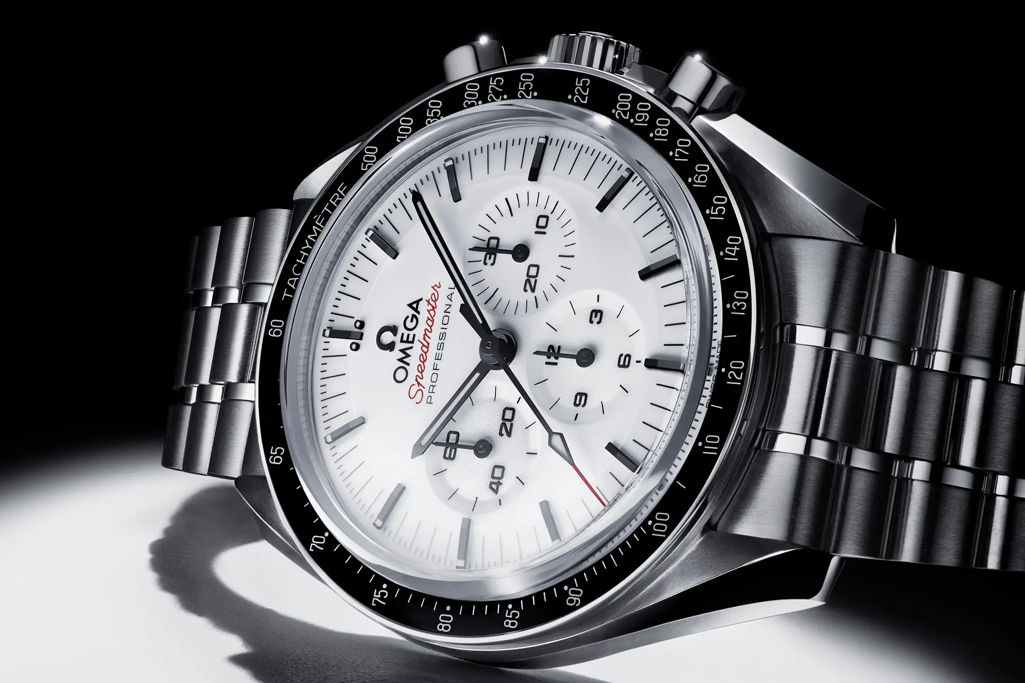Omega Speedmaster Moonwatch bianco