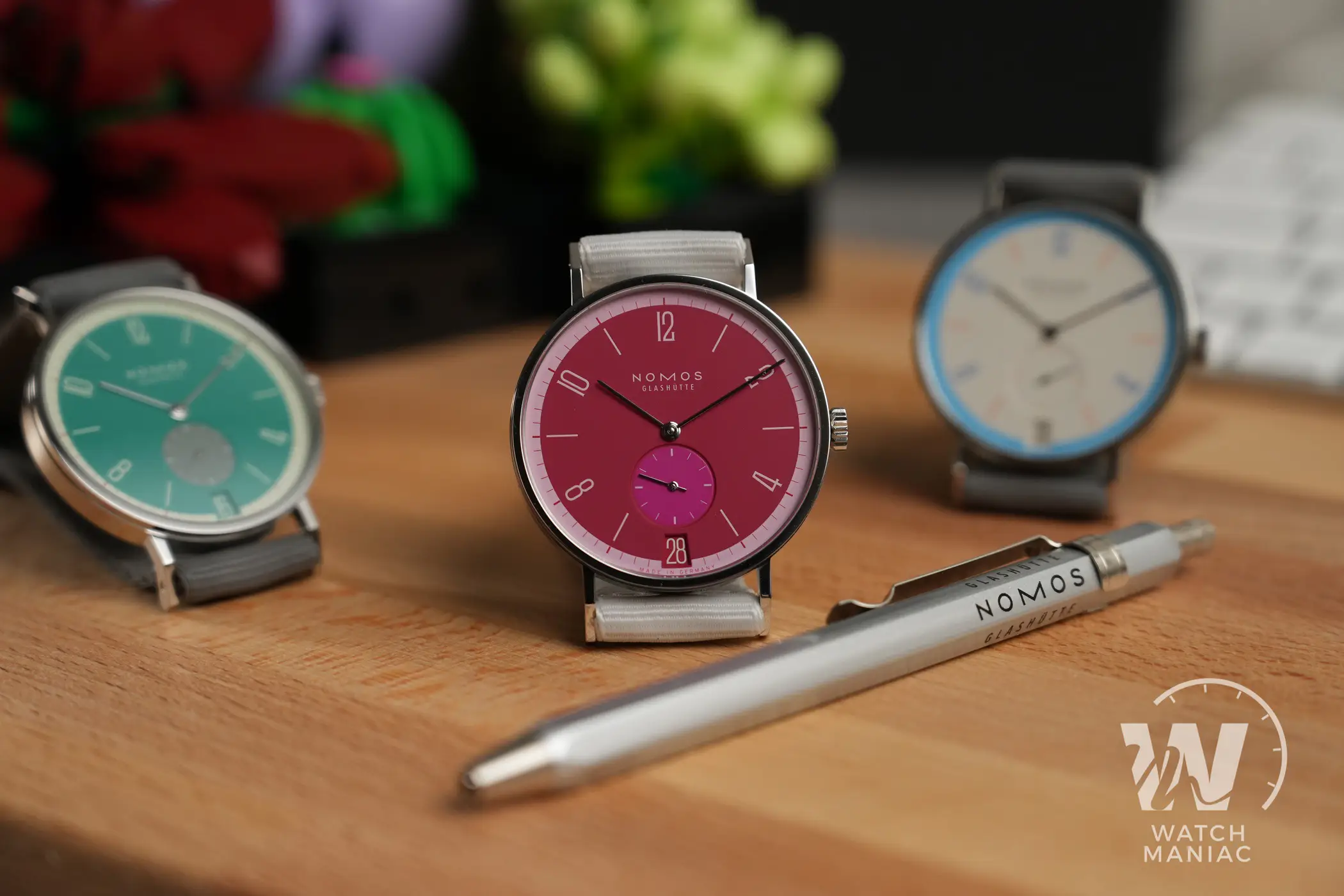 Nomos Tangente 175 Years Watchmaking Glashütte Chili