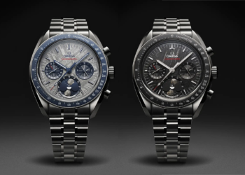 Omega Speedmaster Moonphase Meteorite